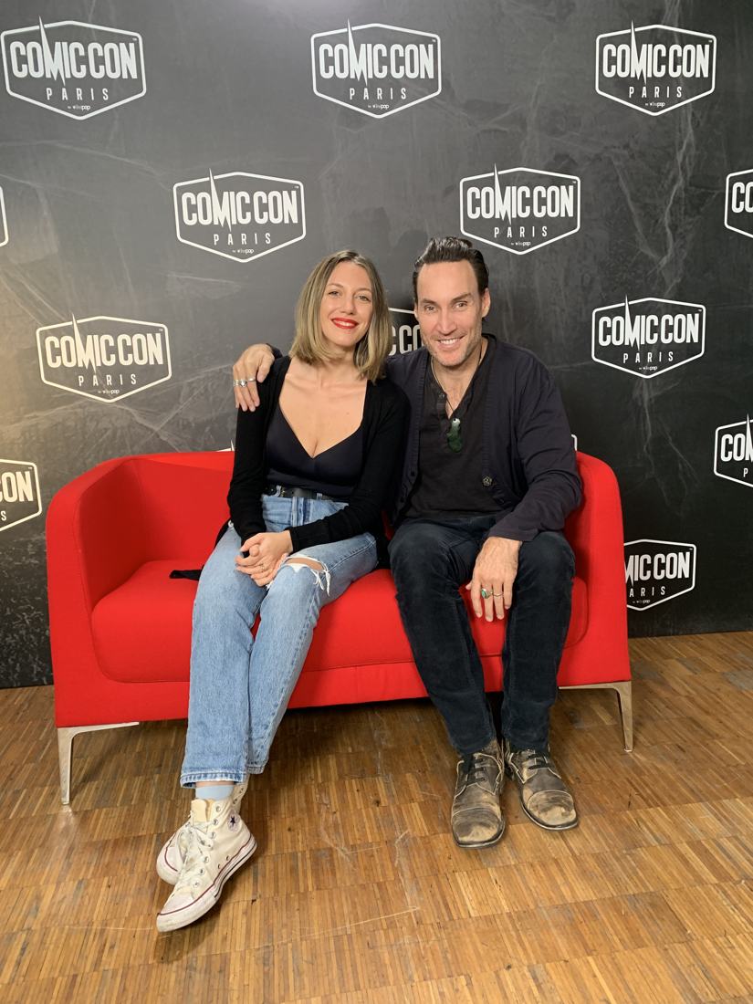 Salomé en interview à la Comic Con Paris