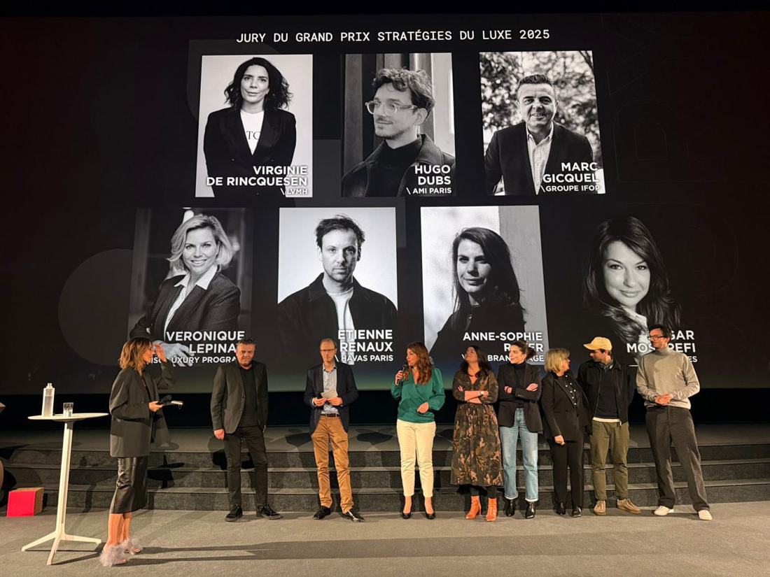 Salomé présente le jury du Grand Prix Stratégies du Luxe 2025